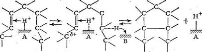 Реакция циклизации протекает по согласованному механизму